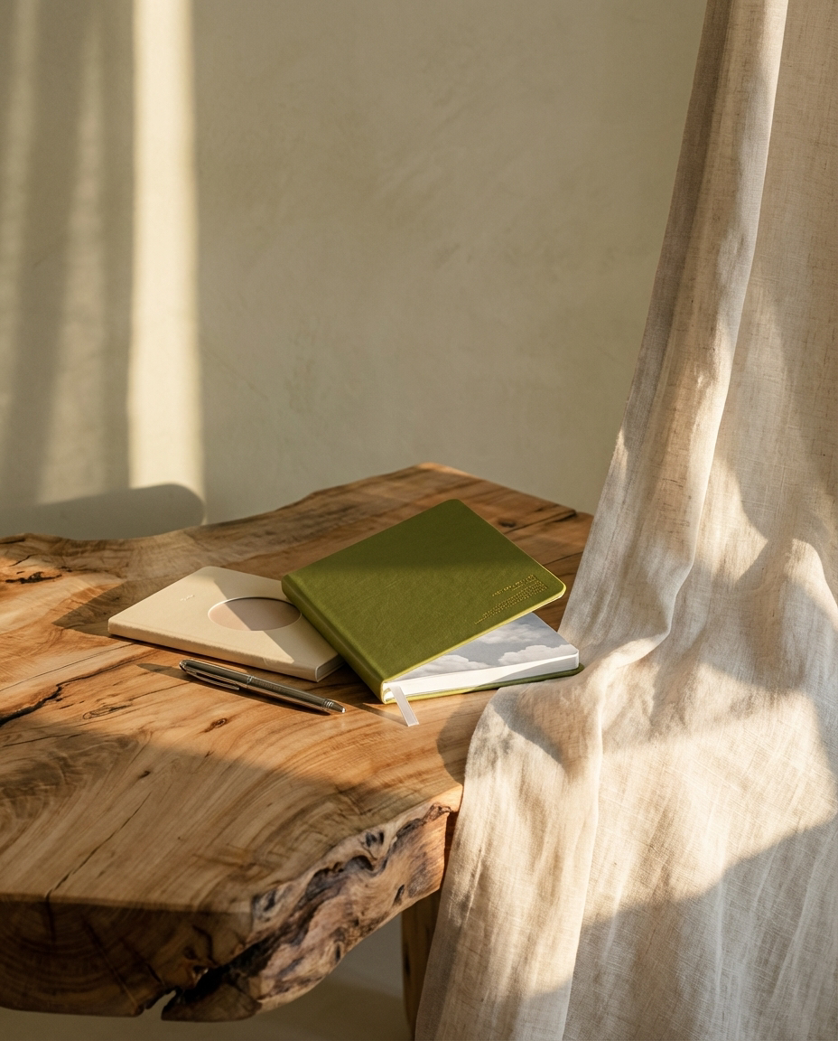 PAUSE writing set by Komo Atelier, notebooks and pen
